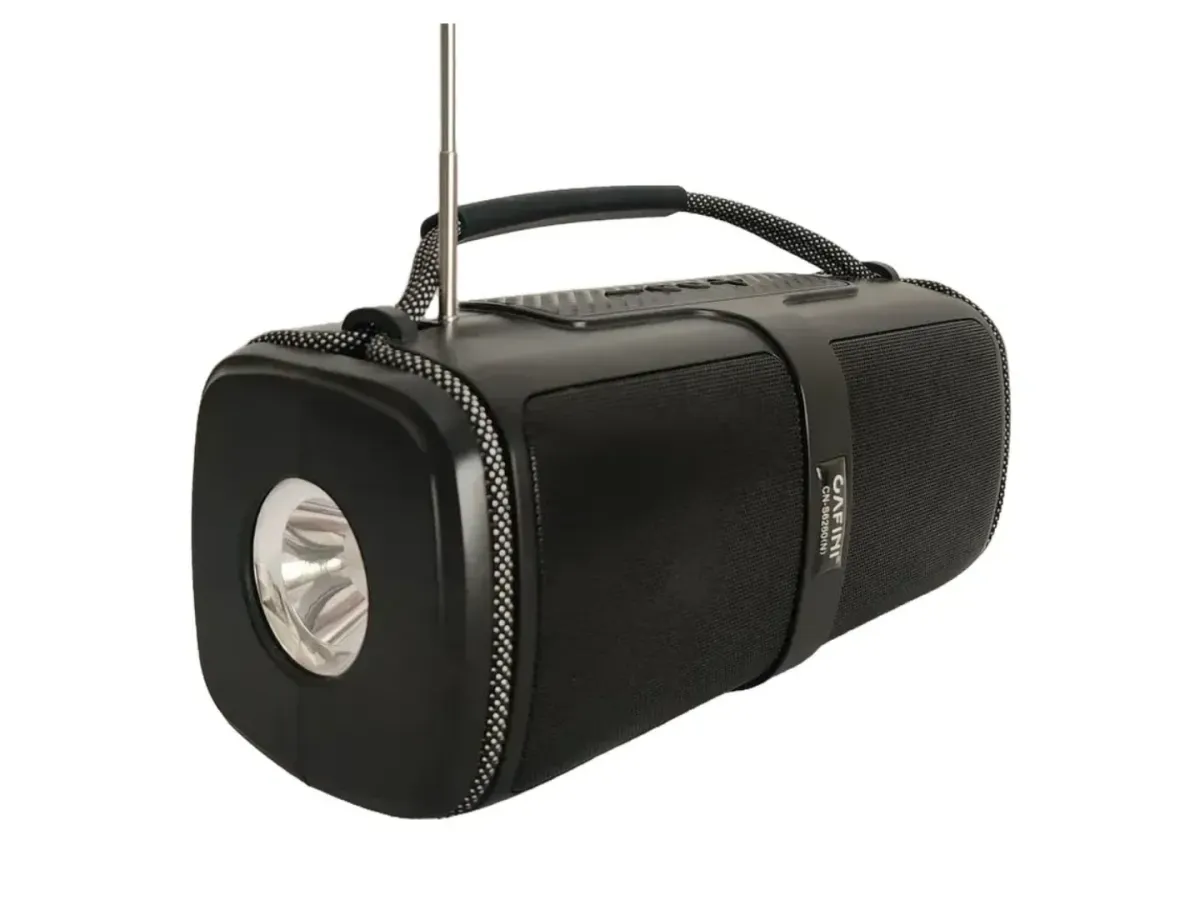 Parlante Bluetooth con Radio FM y Panel Solar