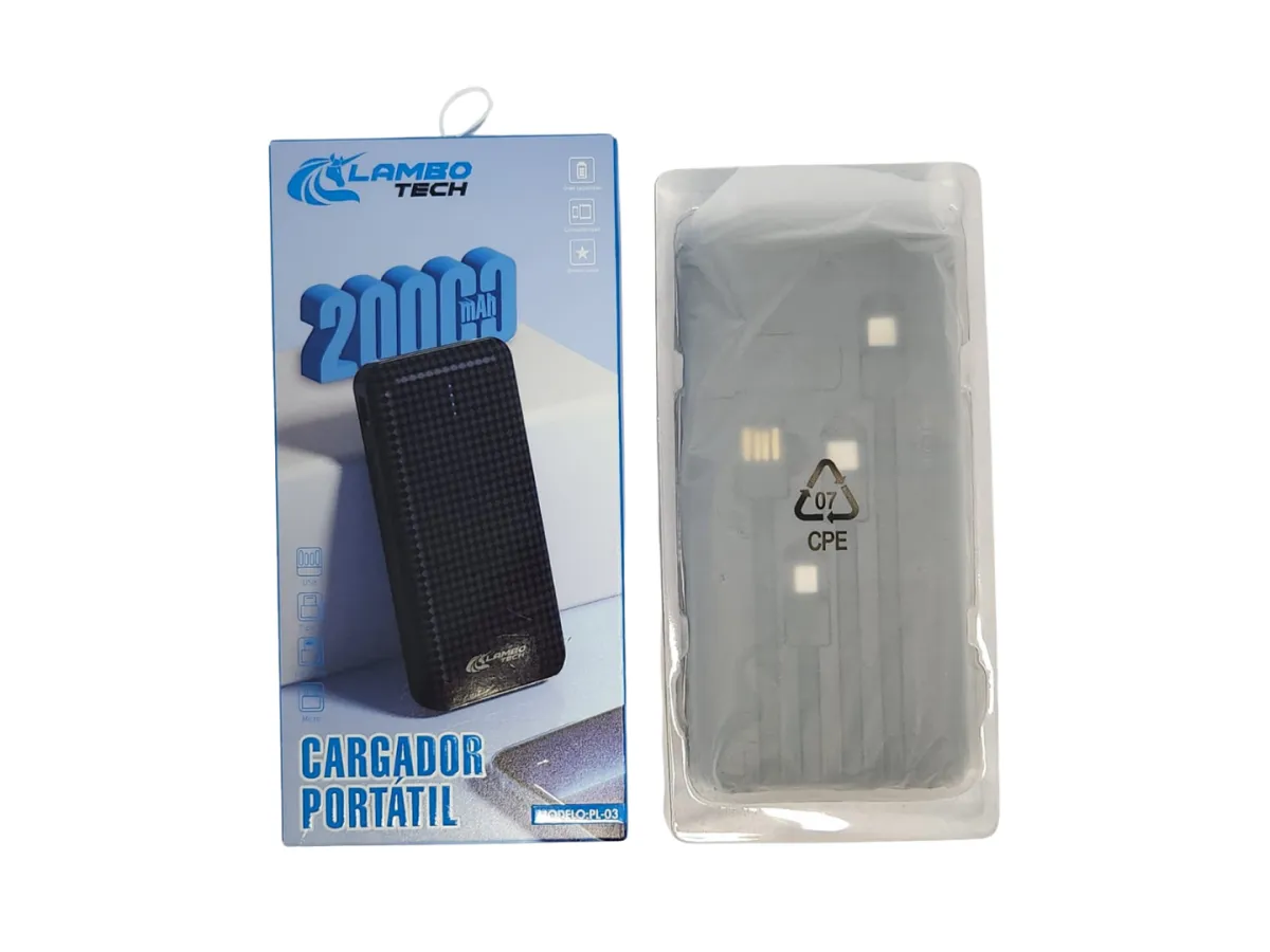 Power Bank 20.000 mAh Lambo Tech PL-03 — foto 2