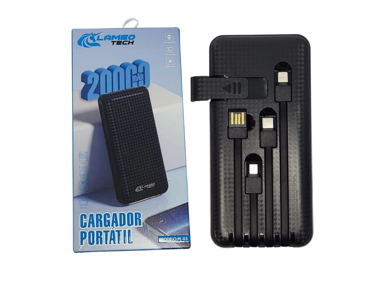 Power Bank 20.000 mAh Lambo Tech PL-03