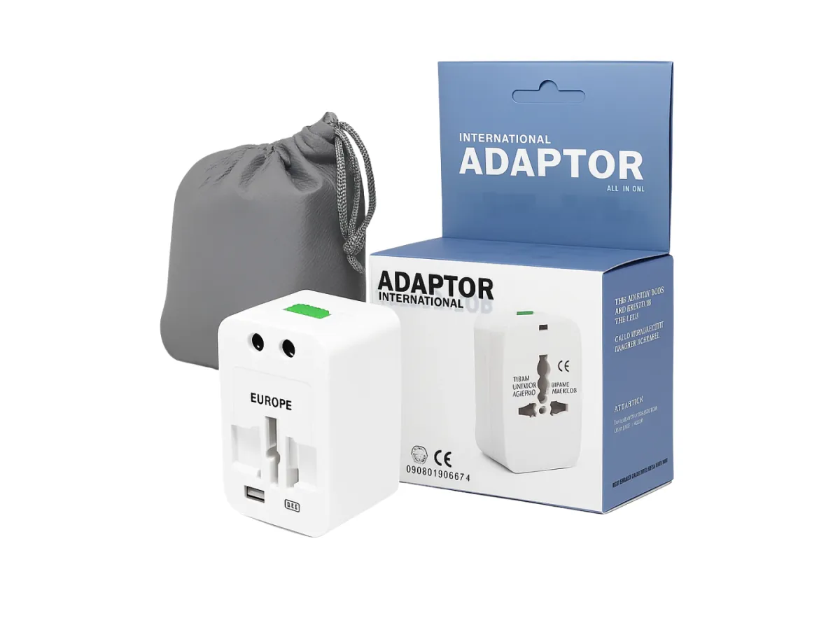 Adaptador de Enchufe Universal de Viaje