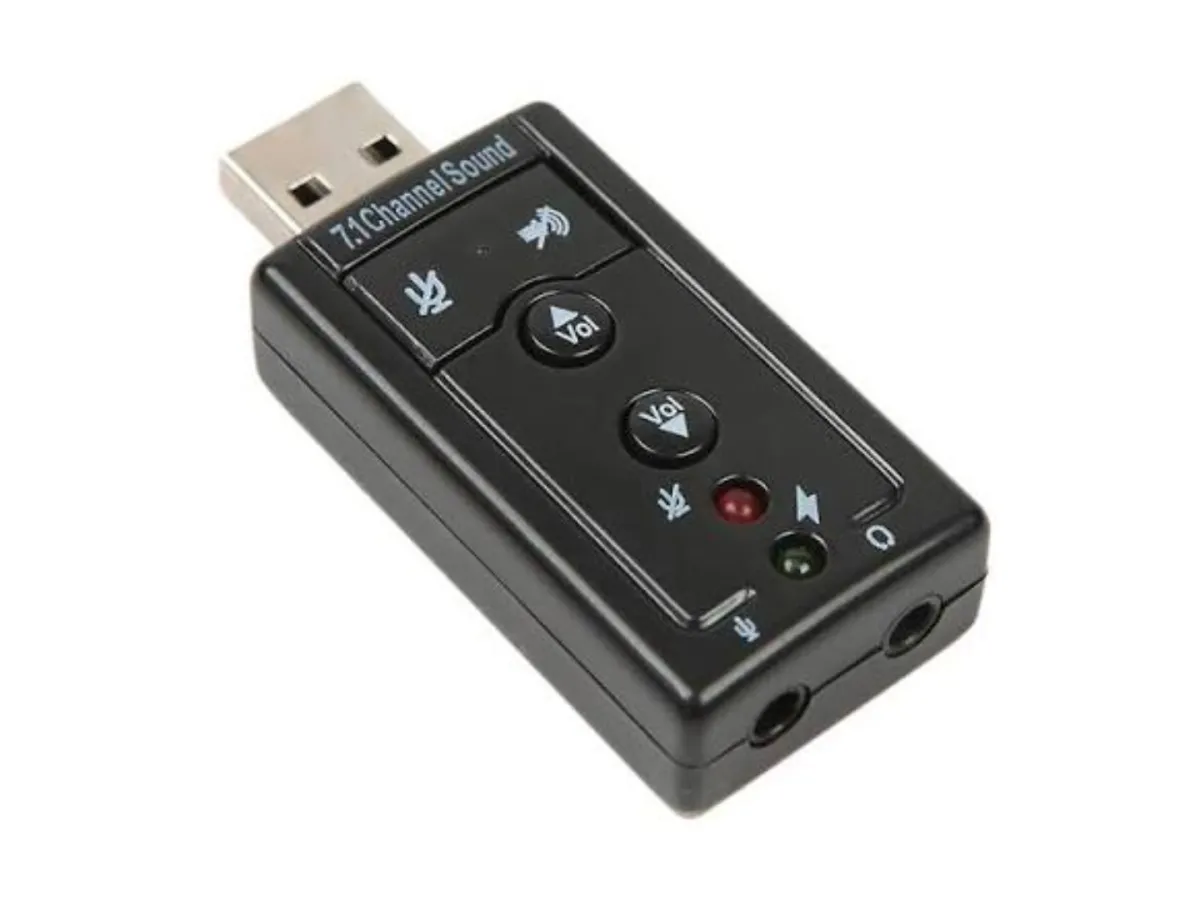 Placa de Sonido Externa USB 7.1