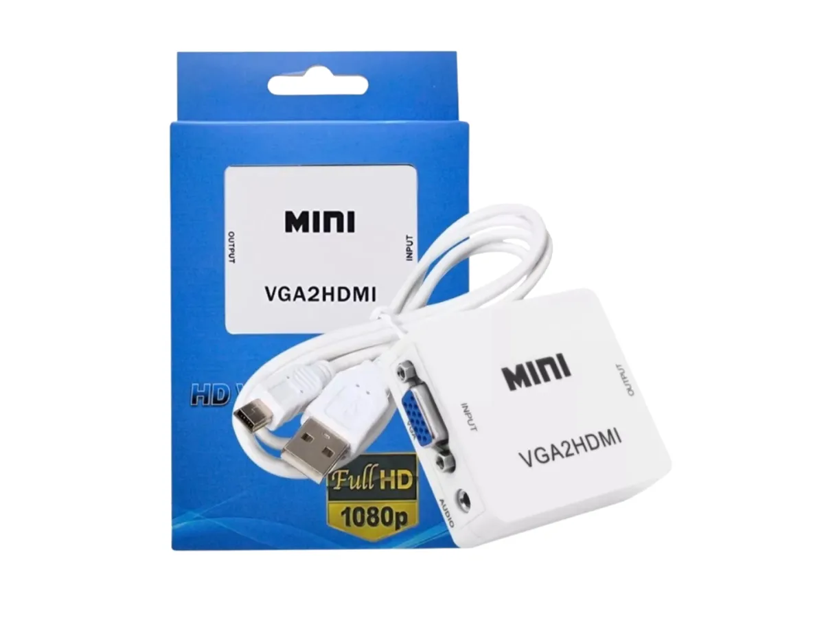 Conversor VGA a HDMI con Audio